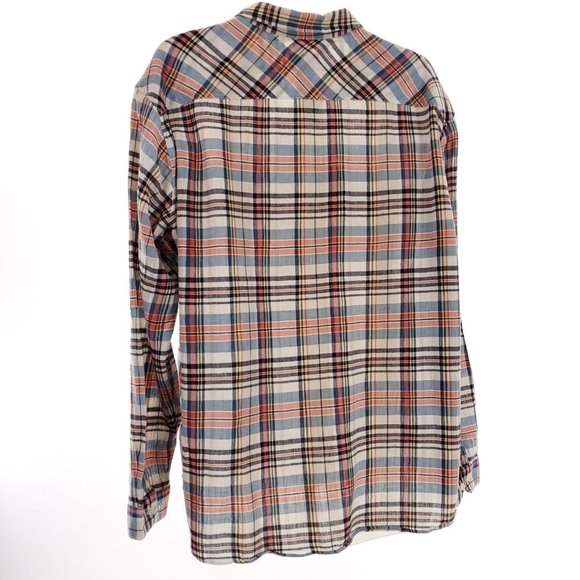 Patagonia Pink Plaid Organic Cotton Mens XL L/S - Picture 5 of 7